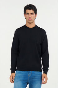 RC Pull en coton Noir UMM608-WH003
