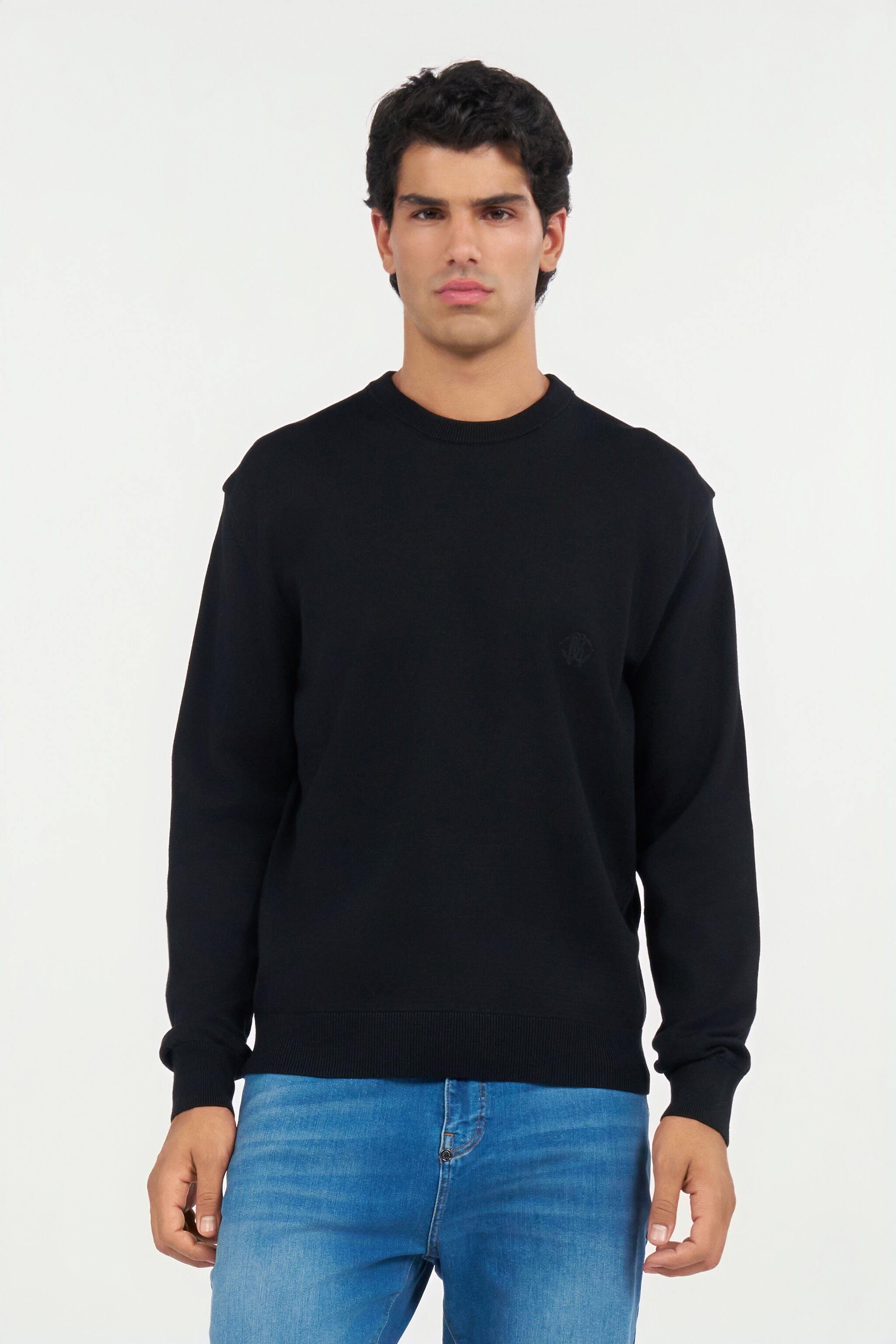 RC Cotton sweater RC Cotton sweater Black UMM608-WH003