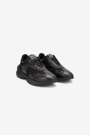 RC Black Chunky Leather Sneakers BLACK WNS013-PZS68