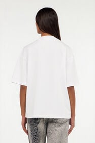 JC T-Shirt Bianca Con Logo Traforato WHITE VFT188-VF311