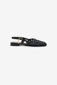 JC Slingback en diseño trenzado BLACK WFS105-WF343