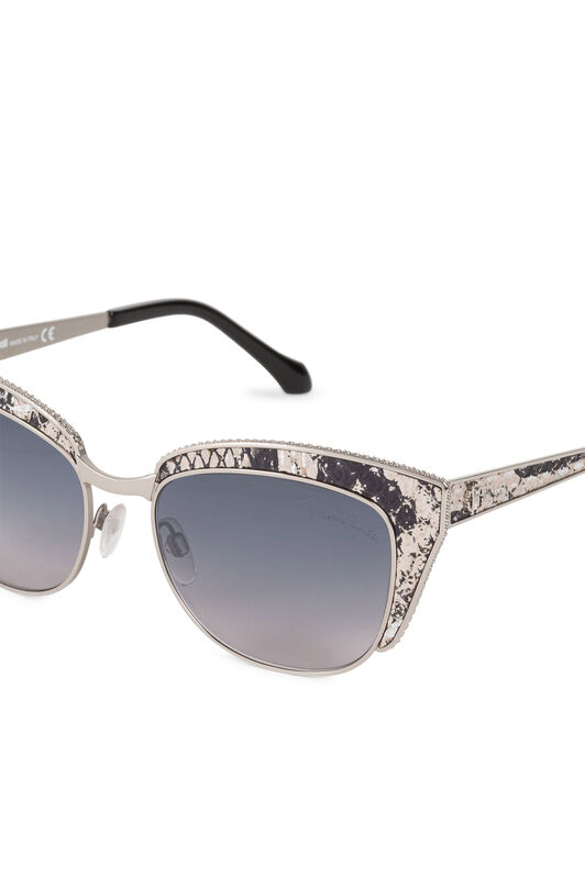 RC Python-Print Cat-Eye Sunglasses Black BWLMAQ-IMAAE