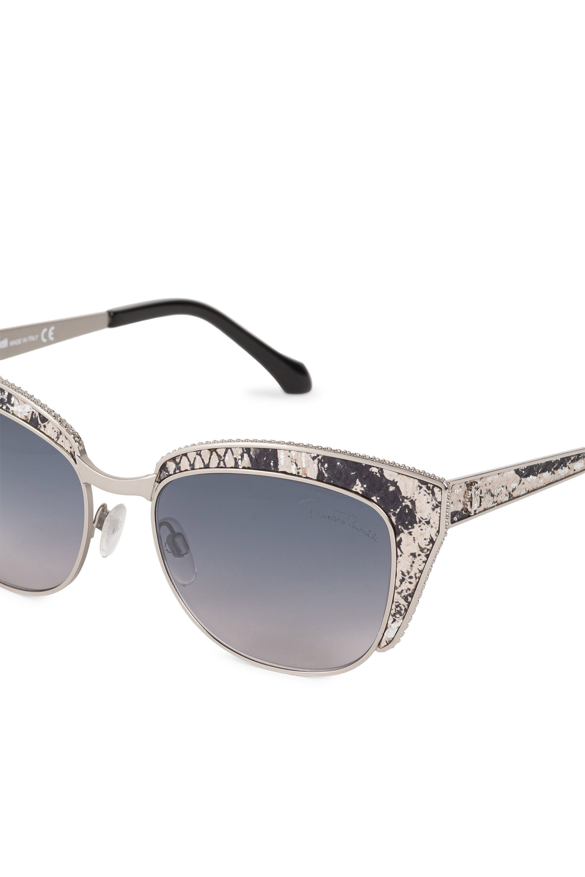 RC Python-Print Cat-Eye Sunglasses Black BWLMAQ-IMAAE