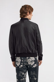 RC Bomber leather jacket Schwarz TRP860-PN002