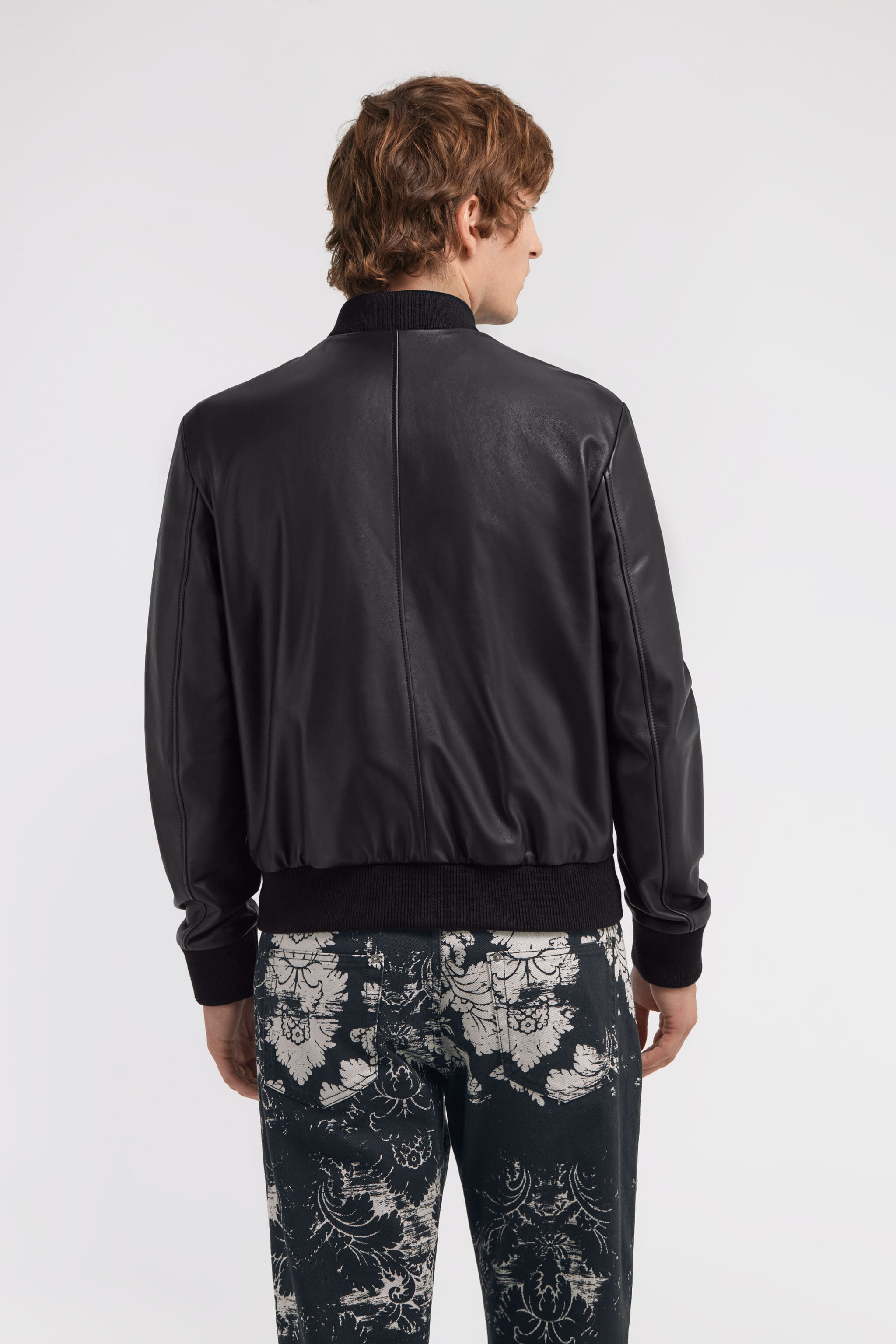 RC Bomber leather jacket RC Bomber leather jacket Schwarz TRP860-PN002
