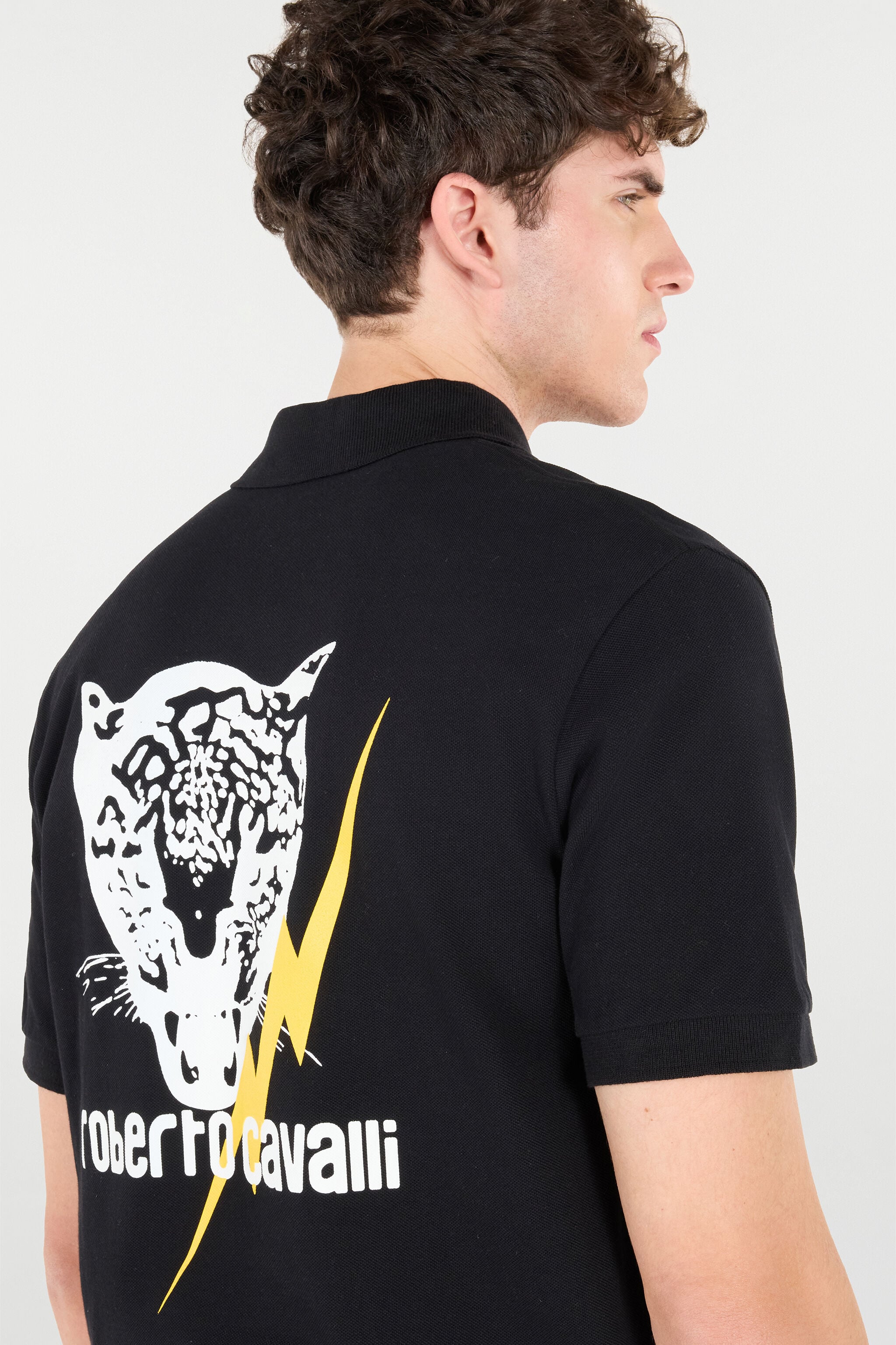RC Poloshirt Mit Print Und Logo RC Poloshirt Mit Print Und Logo Schwarz POT64D-KB001