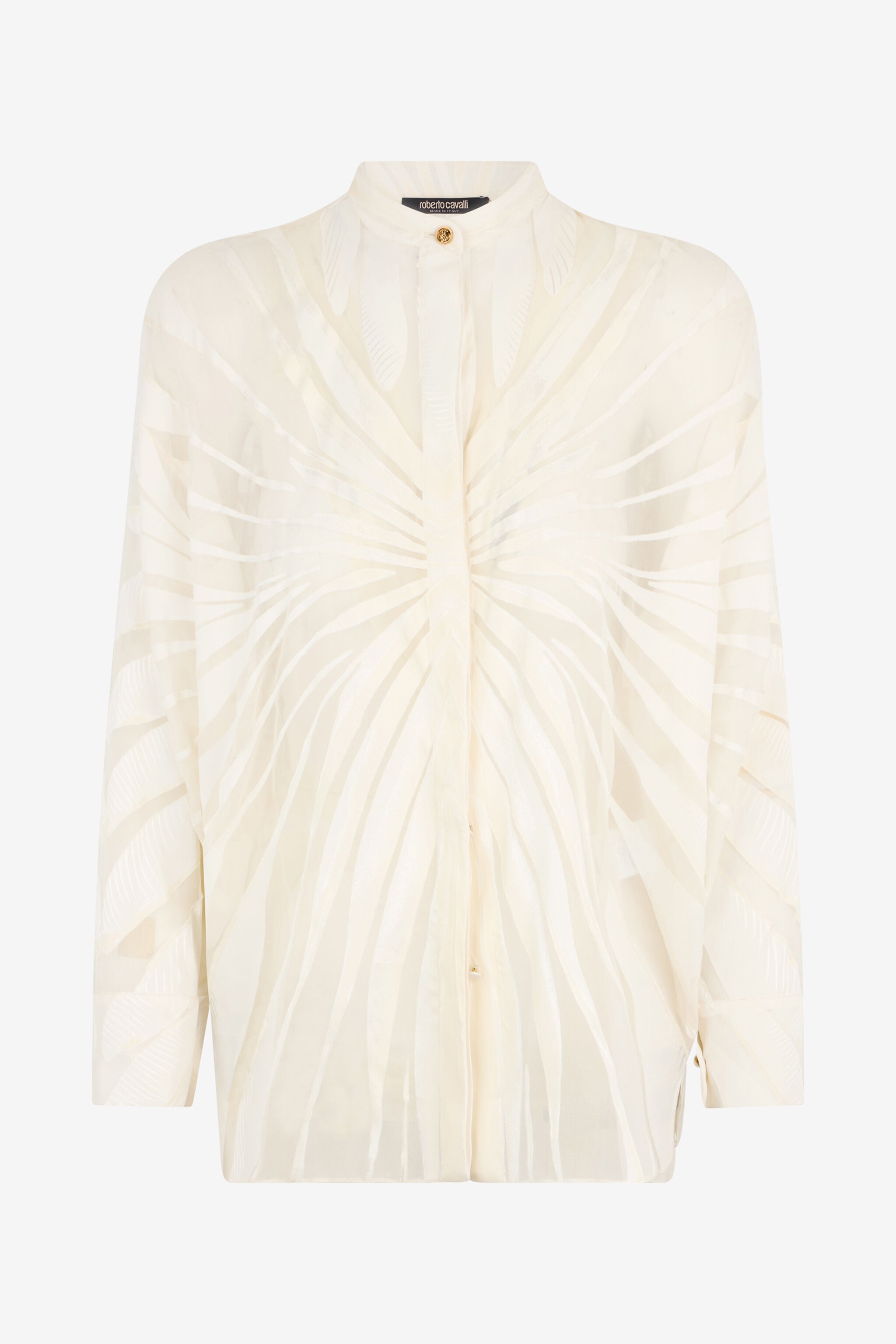 ☆Cavalli CLASS ホワイトシフォン ブラウス☆ Cavalli® Women's Blouses & Tops | Roberto Cavalli®