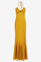 RC Maxikleid Senfgelb Mit Fransen RC Maxikleid Senfgelb Mit Fransen Gelb SKT125-JJ036