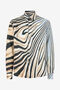RC Chemise En Soie Avec Imprimé Zèbre RC Chemise En Soie Avec Imprimé Zèbre NATURAL/BLACK XNT712-4QT26