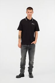 JC Black Polo with Logo BLACK UFT026-UF046