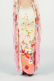 RC Miami Flowers Sarong GREEN/FUCHSIA WQW008-HVR32