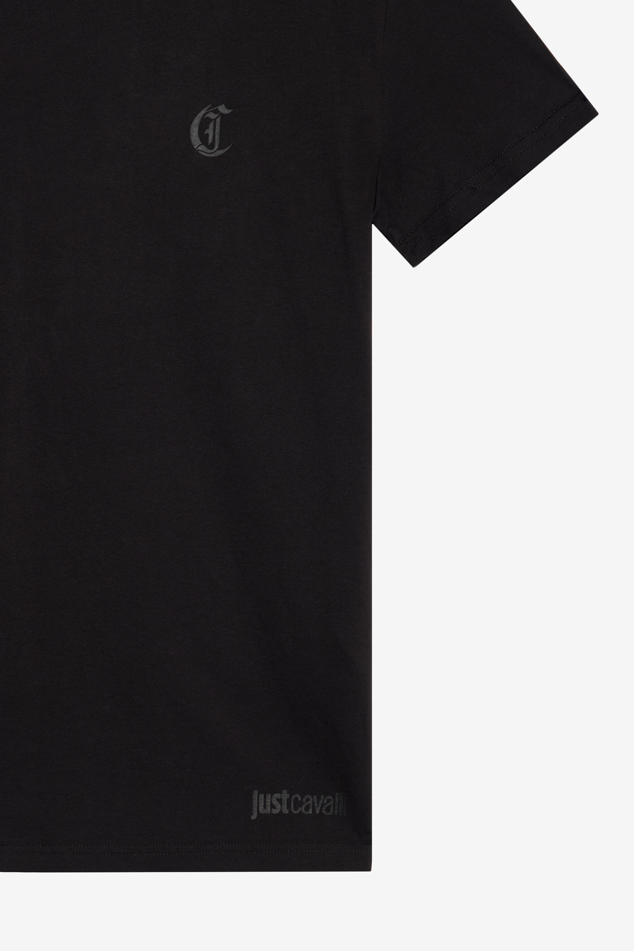 JC T-shirt with Logo Detail JC T-shirt with Logo Detail BLACK XFU003-XF363