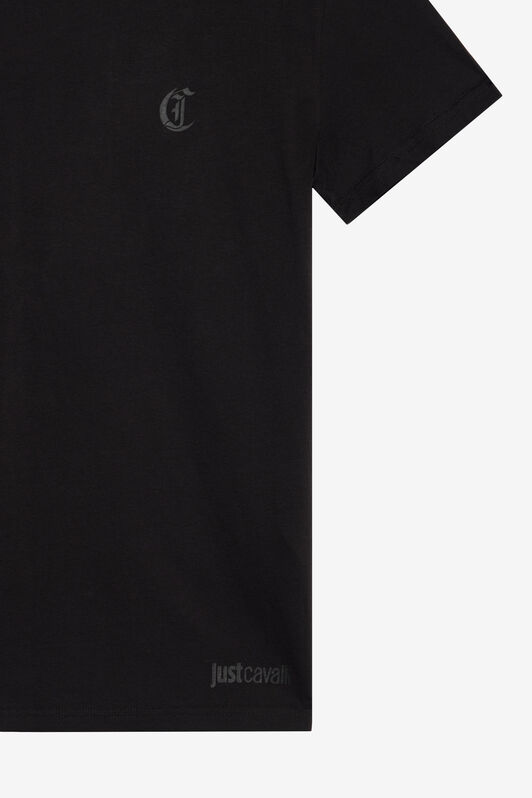 JC T-shirt with Logo Detail JC T-shirt with Logo Detail BLACK XFU003-XF363