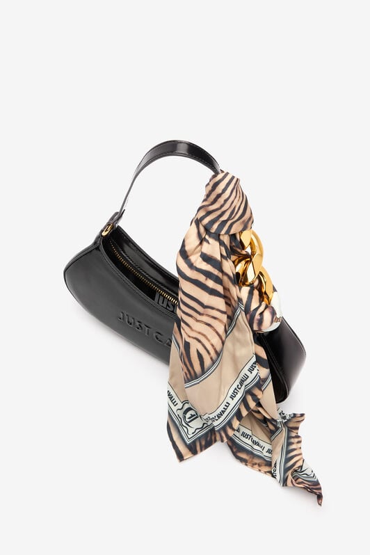JC Hobo Bag With Scarf JC Hobo Bag With Scarf BLACK UFB090-UF459