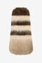 RC Tie-dye effect flocked cotton skirt RC Tie-dye effect flocked cotton skirt DARK BEIGE XQT306-CE037