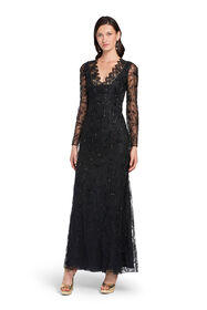 RC Abito da sera in pizzo Nero HQR192-RP061