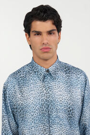 RC Silk Shirt with Baby Jaguar Print QUIET HARBOUR WNT712-4QR31