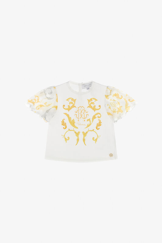 JU RC Monogram T-shirt Weiß SJT663-JFL95