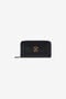RC Portefeuille En Cuir Noir Avec Monogram RC Noir SKA001-PZ172