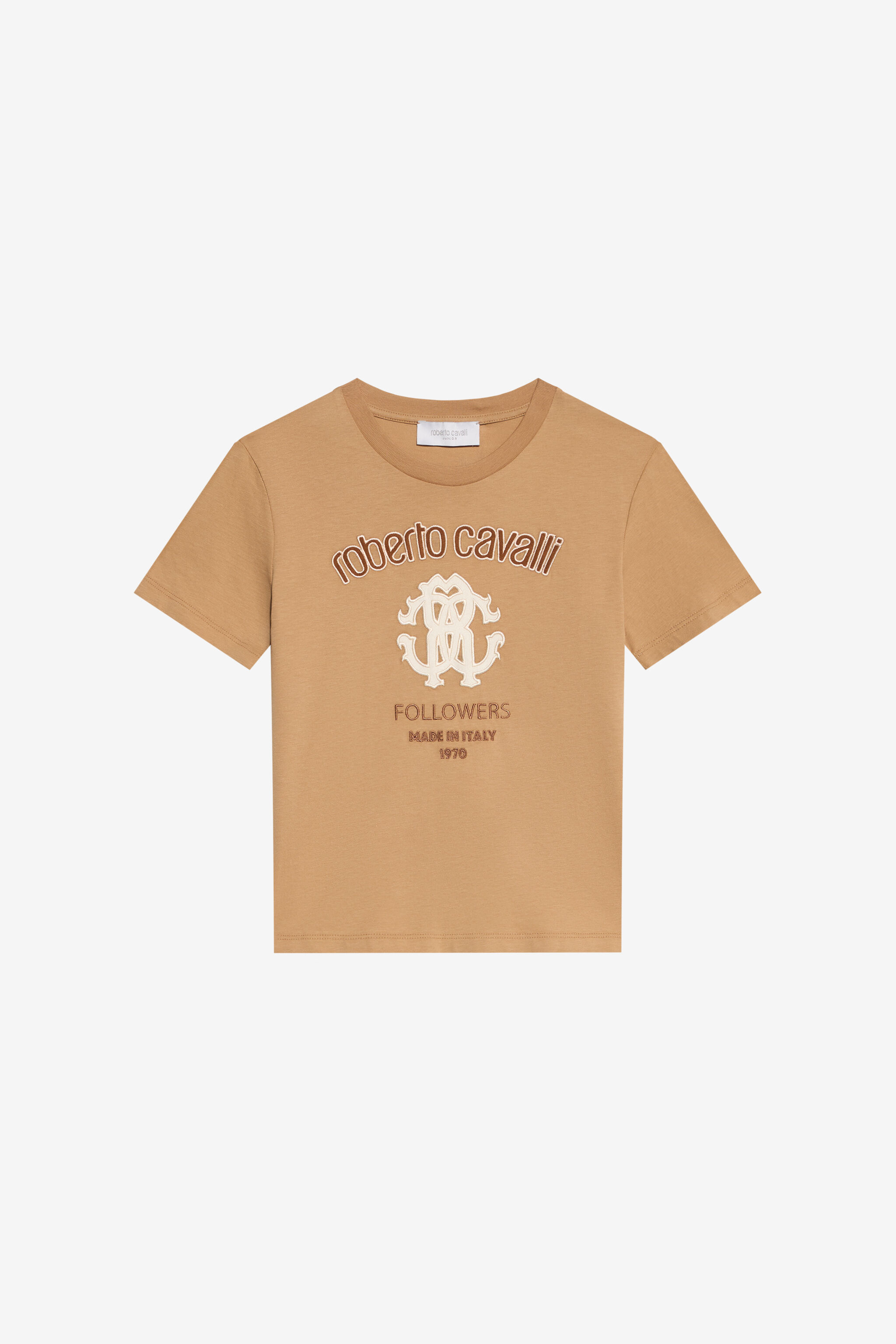 JU T-Shirt with Logo JU T-Shirt with Logo BEIG.MARZ. XJT61B-JD001