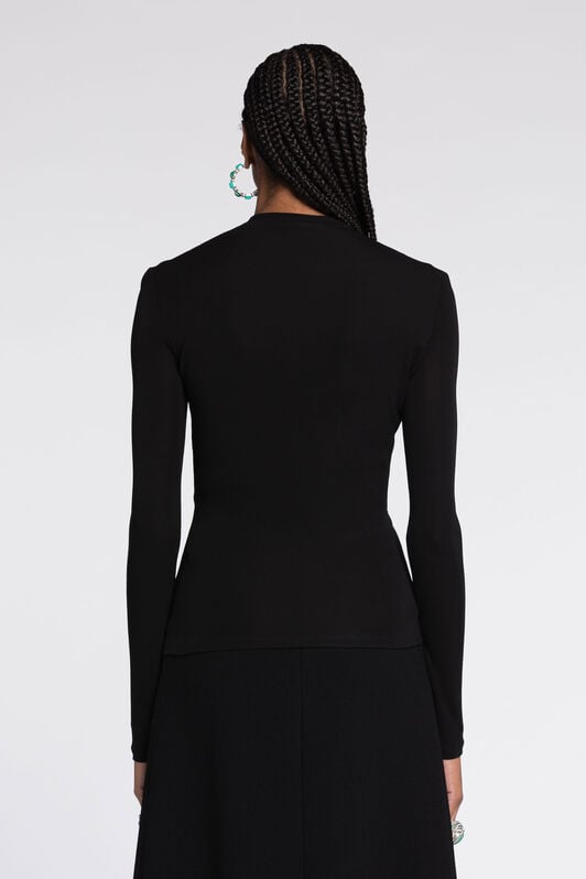 RC Embellished Gathered Top RC Embellished Gathered Top Black RKT605-JJ051