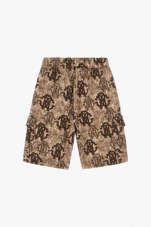 JU 3D Monogram print shorts JU 3D Monogram print shorts Light Brown TJT20R-5OM11