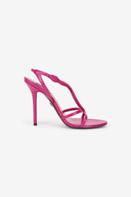 RC Leather Sandals with Snake Detail FUCHSIA WQS012-PZ319