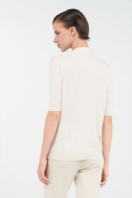 RC Cotton sweater Ivory UWM609-WH003