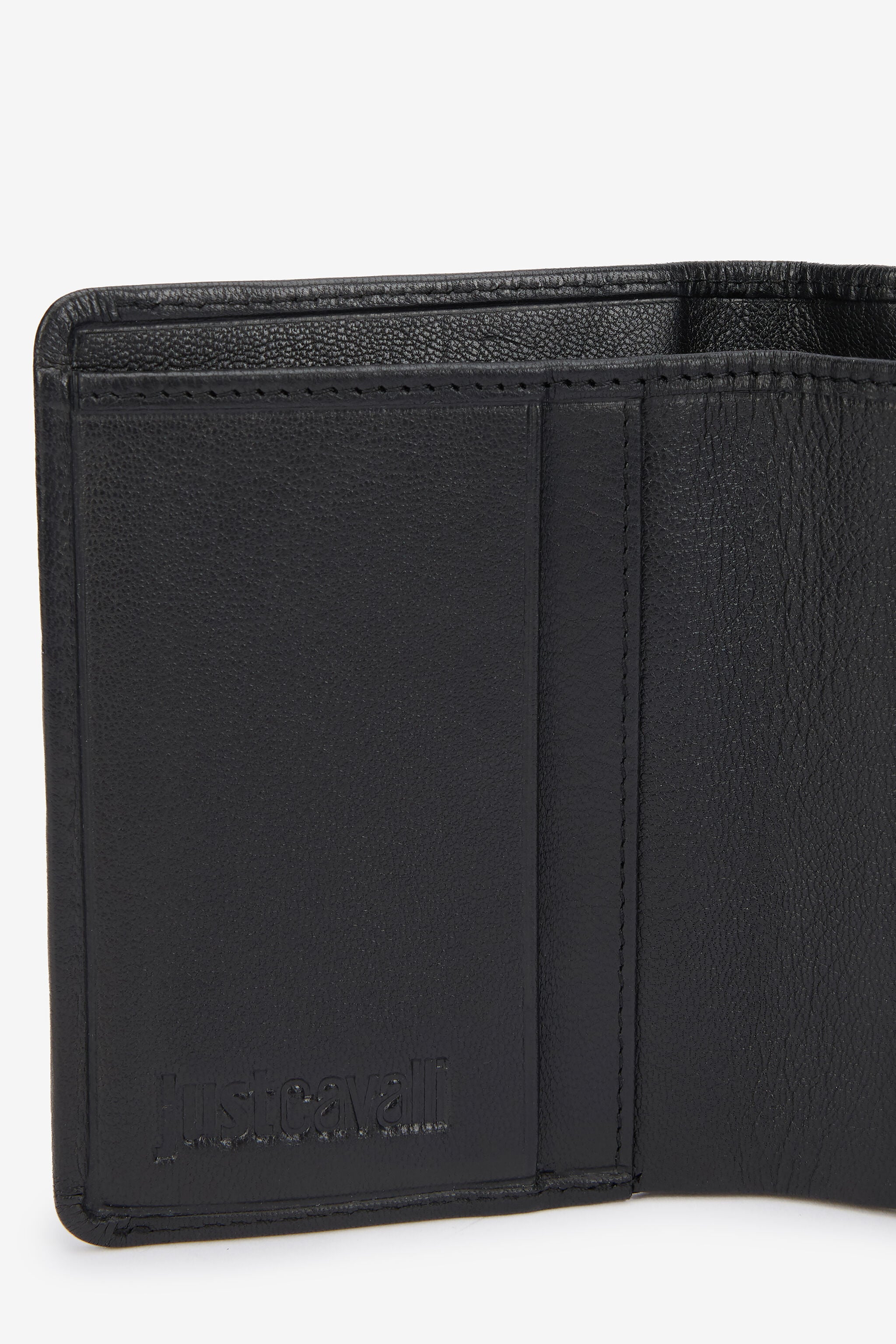 JC Black Wallet With Metal Logo JC Black Wallet With Metal Logo BLACK VFP013-VF569