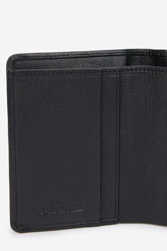 JC Black Wallet With Metal Logo JC Black Wallet With Metal Logo BLACK VFP013-VF569