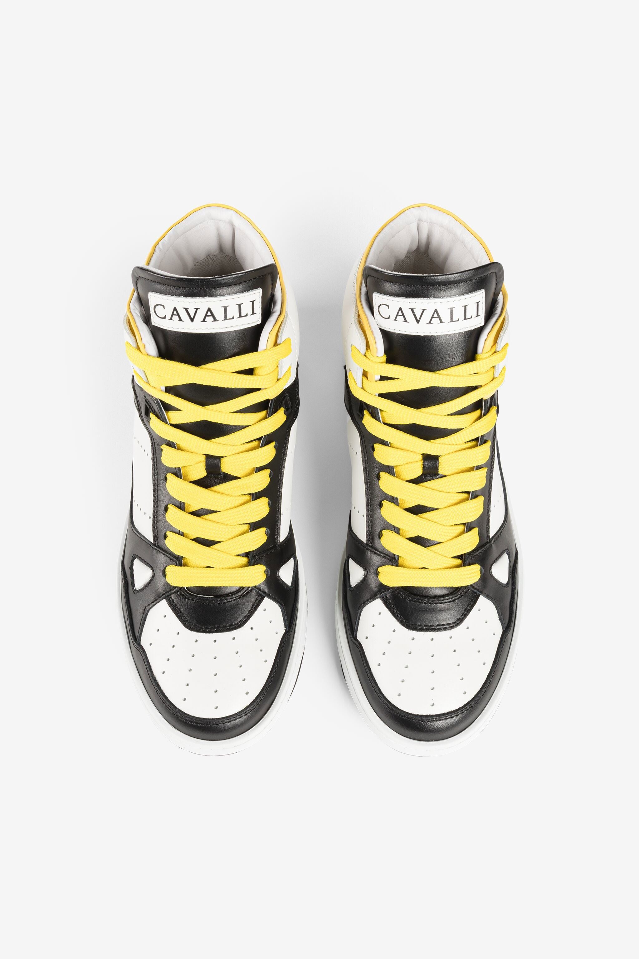 RC Logo-print high-top sneakers RC Logo-print high-top sneakers Black/White QRS128-PZA79