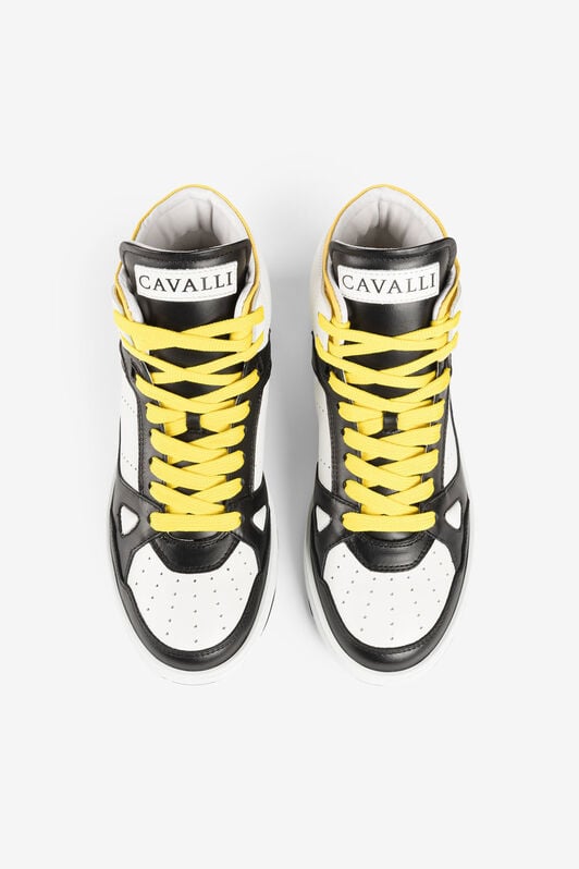RC Logo-print high-top sneakers RC Logo-print high-top sneakers Black/White QRS128-PZA79