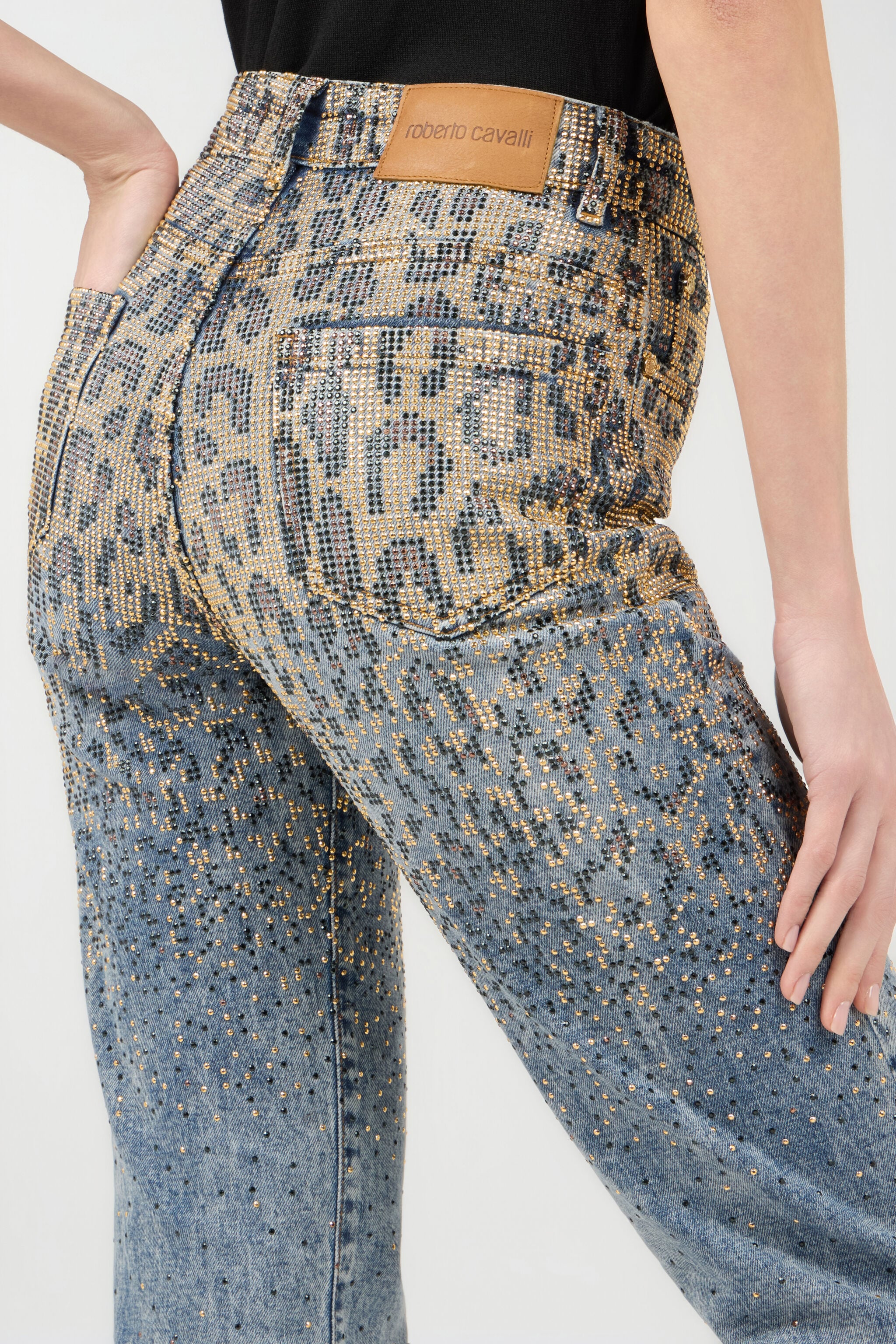RC Denim-Jeans mit Strass im Farbverlauf RC Denim-Jeans mit Strass im Farbverlauf DENIM SOJ20L-DL020