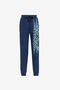 RC Pantaloni sportivi con stampa Jaguar e Snake Blu scuro QRT25B-CF050
