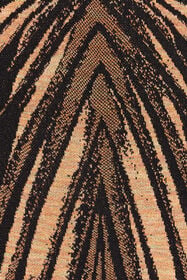 RC Short knit dress with Ray of Gold print Gold RWM108-MI150