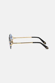 RC Roberto Cavalli Sunglasses - Fang Collection SHINY ROSE GOLD VALD01-ID237