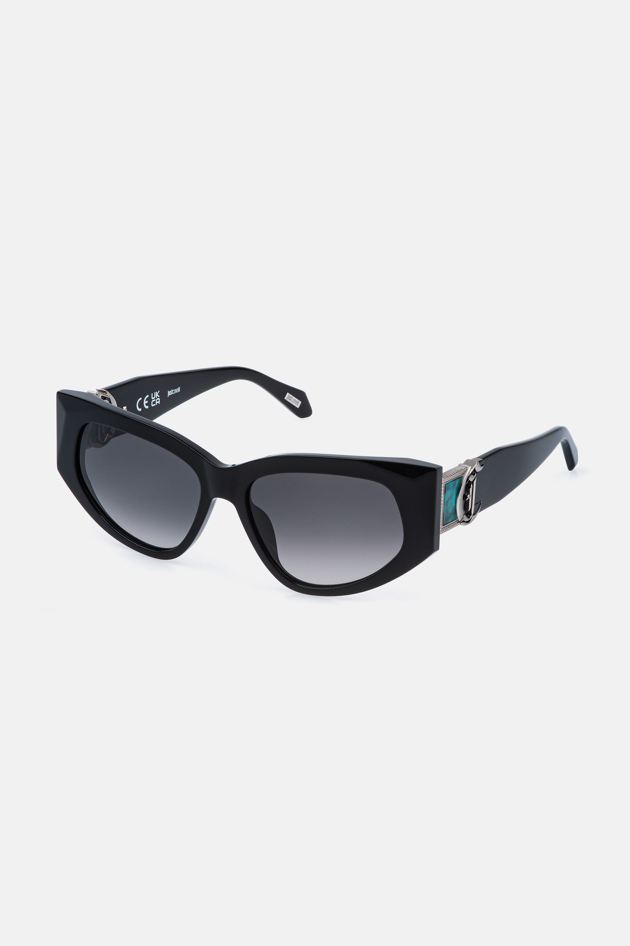 JC Sunglasses with bold cat-eye frame JC Sunglasses with bold cat-eye frame SHINY BLACK VALD17-ID257