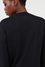 RC Wool cardigan Black UWM901-WH003