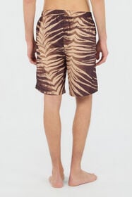 JC Natural Barb Print Bermuda Swim Shorts 751 BEIGE + 709 MARR WFT137-WF195
