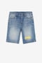 JU Shorts denim con stampa JU Shorts denim con stampa Medium blue QJJ277-DS015