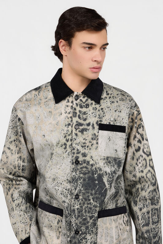 RC Jaguar Print Jacket RC Jaguar Print Jacket GREY/BLACK XNT407-EAI31