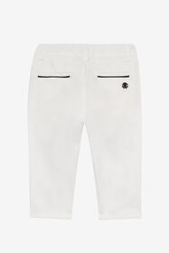 JU Pantalon Avec Monogramme RC Blanc UJT216-RN012