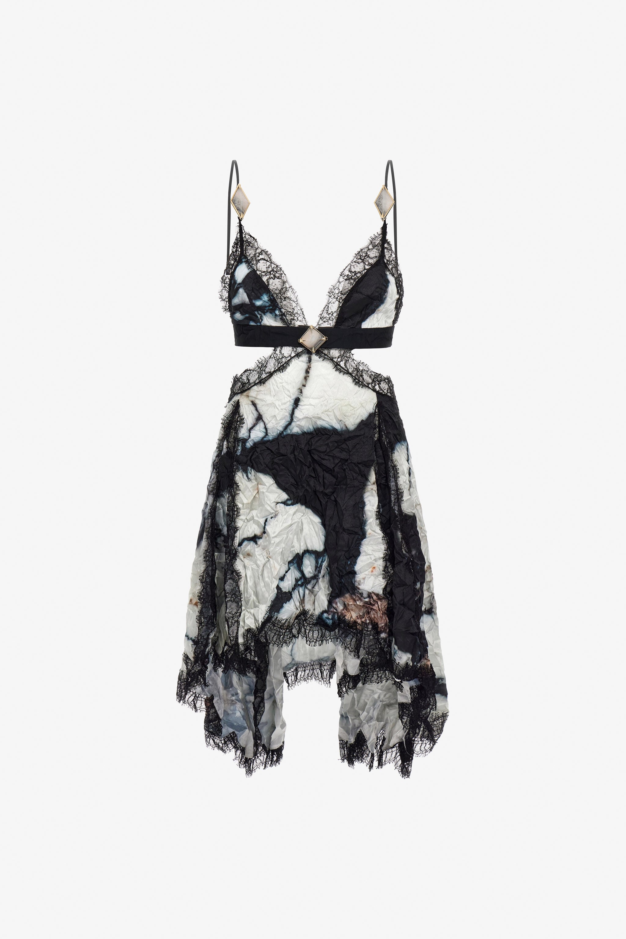 RC Marble Print Dress RC Marble Print Dress Black/White TWT113-7NN18