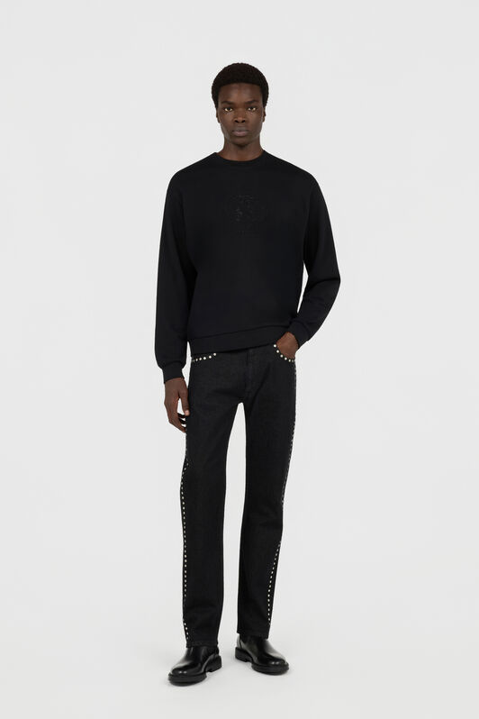 RC Denim-Hose Denim-Hose Schwarz Nieten RC Denim-Hose Denim-Hose Schwarz Nieten BLACK TOJ20G-DN015