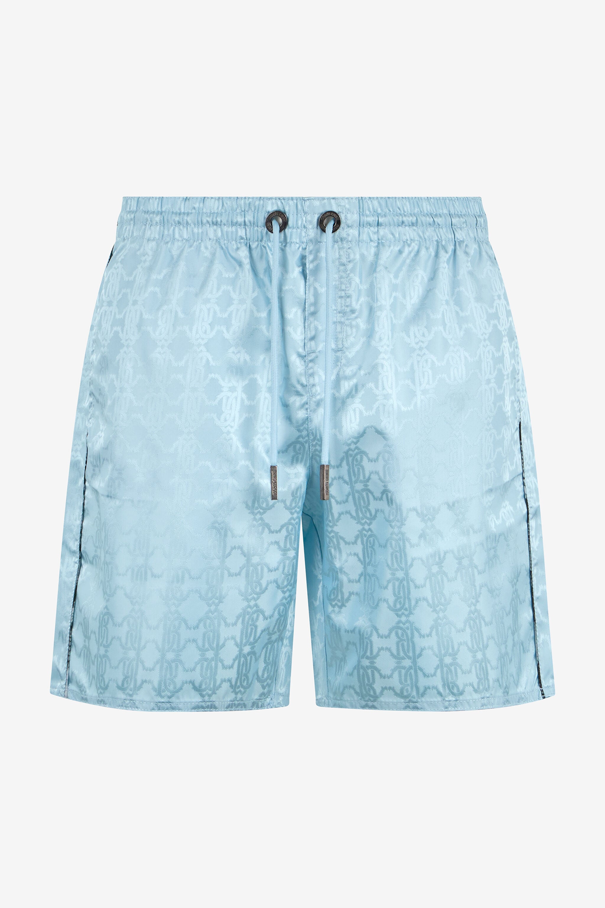 RC Pantaloncini Mare Stampa Monogram RC LIGHT BLUE QOH00A-DJ005