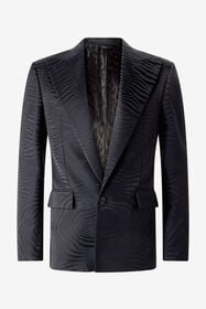 RC Blazer Con Motivo Tiger Skin Monocromatico Nero URT410-TJ033