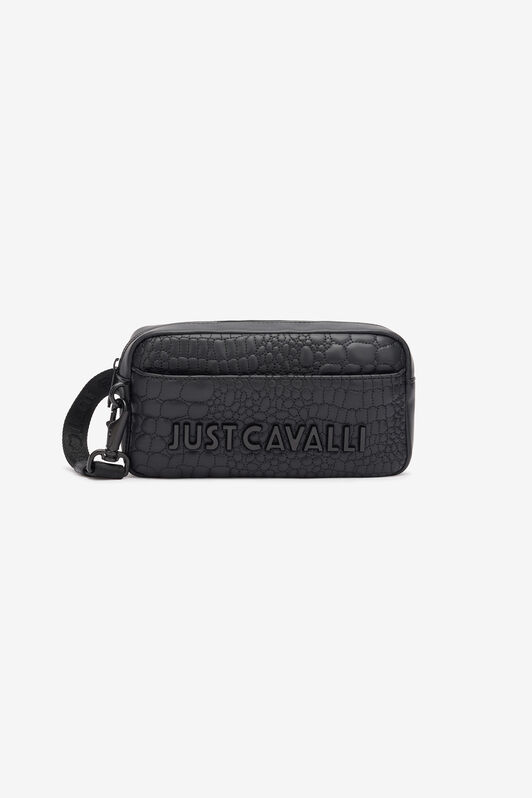 JC Crossbody Bag With Lettering Black TFB008-TF278