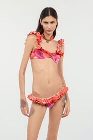 RC Garden Rose And Cheetah Skin Bikini Fuchsia UKW003-HVN75