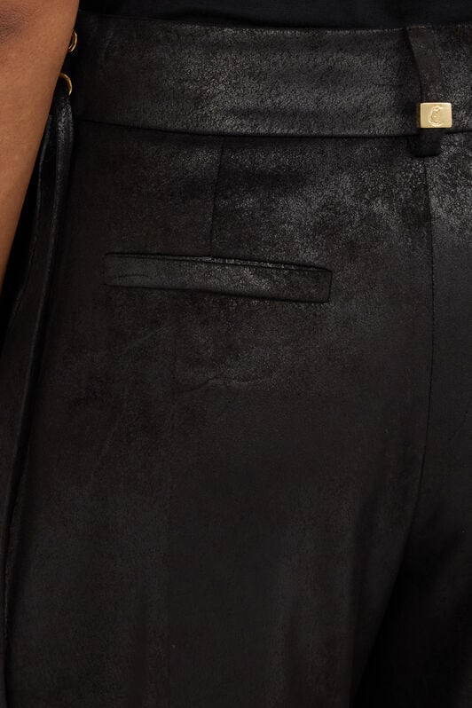 JC Black Wide-Leg Trousers With Tie Details JC Black Wide-Leg Trousers With Tie Details BLACK VFT155-VF234