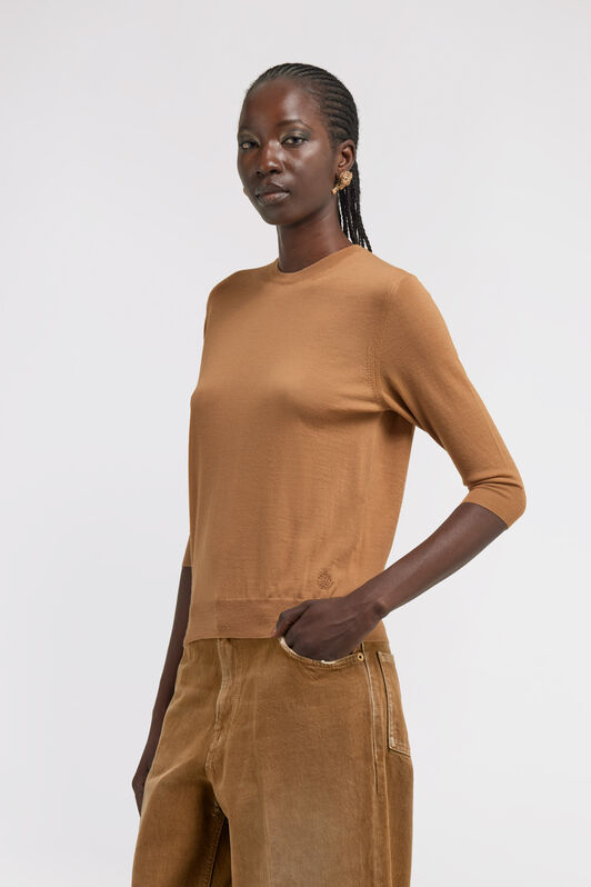 RC Short-sleeved sweater RC Short-sleeved sweater Brown SKM612-MA006